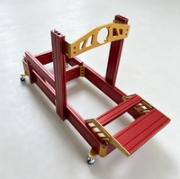 Kit de cockpit de simulation de course en profilé d'aluminium extrudé industriel, anodisation couleur personnalisée, revêtement en poudre, avec impression de logo, faible MOQ