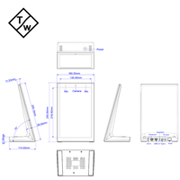 TOPWILLING Retail Shop AD Screen 10,1 pulgadas ordenador de sobremesa Android Tablet todo en uno