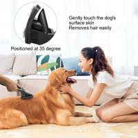 Brosse d'aspirateur pour animaux de compagnie compatible avec Dysons V7 V8 V10 V11, kit de toilettage sous vide pour chien à poil moyen ou long