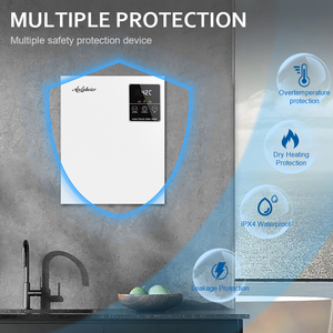 Calentador de Agua Instantáneo Multipunto de 13-27kW para Baño, con Protección Contra Quemaduras en Seco y WiFi Inteligente - Product Image 4