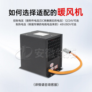 Calentador Eléctrico PTC Anhui Lingtuo para Montacargas, 12V 24V 48V, Calentamiento Rápido para Cabina de Vehículo - Product Image 2