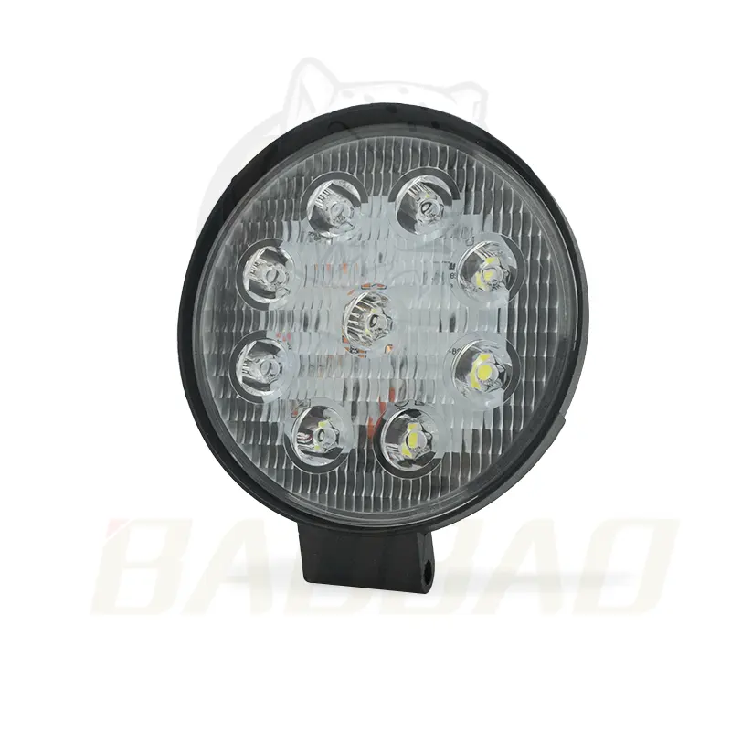 Hot seller led car headlight led work light 12V 24V 27W 4inch high brightness external Durable off road motorcycle lamp