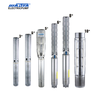 Pompe submersible pour puits profond Mastra 4SP entièrement en acier inoxydable 150 M3h pour puits ouvert