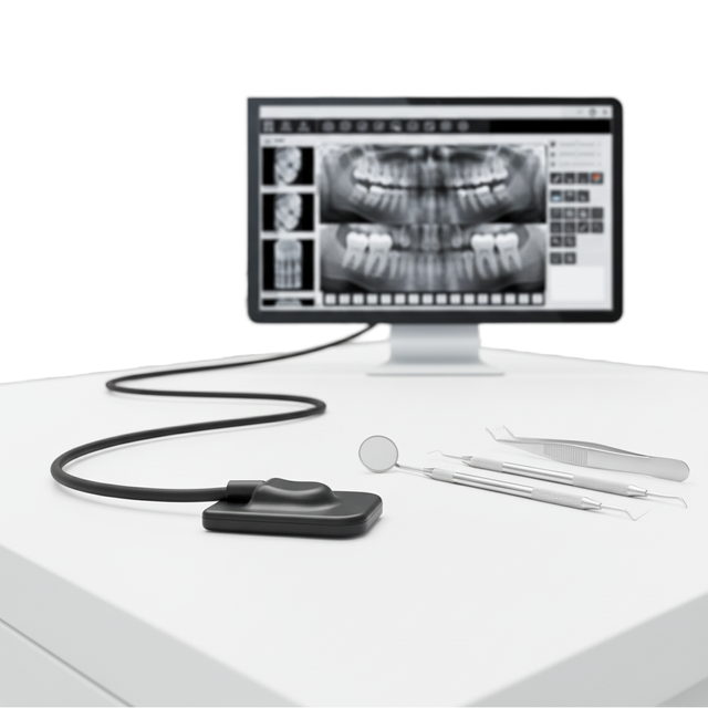 YP Dental RVG Sensor with APS CMOS Technology IP68 Protection Electric Plastic Class II for Dental Clinics