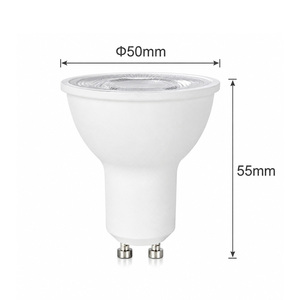 หลอดไฟ LED GU10 ปรับความสว่างได้ 2700K-1800K 5W หลอดไฟสปอตไลท์ในอาคาร ประหยัดพลังงาน AC120V - Product Image 3