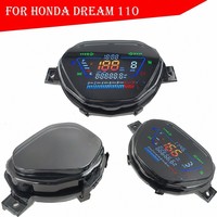 Speedometer Odometer Digital LCD Layar Dashboard Motor TEM Terbaru untuk Dream 110 EX5 dengan Garansi 12 Bulan