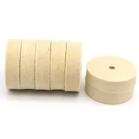 Tampon de polissage en laine pour le métal, le plastique, les bijoux et les miroirs, tampon en feutre pour outils rotatifs Dremel