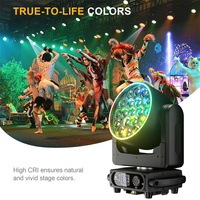 SHEHDS 19x20W Pixel RGBLAC LED Wash Moving Head Light App Control 30/50CH Zoom DJ Disco Light with Ring Effect for Concert