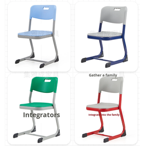 Sedia da banco in plastica moderna, - Product Image 6