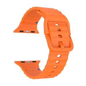 Correa de Reloj Deportiva de Silicona con Patrón Ondulado para <span class=keywords><strong>Watch</strong></span> Ultra9876543210 Generation <span class=keywords><strong>SE</strong></span> - Product Image 4