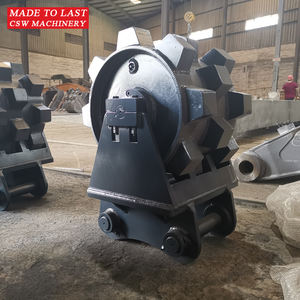 Roue de compacteur d'excavatrice de 36-50 tonnes pour la plaque de compactage Samsung SE450 Roue de dragage compacte directe d'usine - Product Image 2