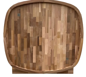 Sauna extérieur traditionnel en cèdre rouge HELIUS, prix de gros, pour 4 personnes, avec fonction vapeur sèche - Product Image 4