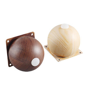 Pieds de meubles en métal de luxe moderne |   Pieds de support finition grain de bois avec <span class=keywords><strong>trou</strong></span> pour évier, pour canapé, buffet et meuble TV - Product Image 1