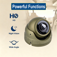 Caméra de surveillance compacte AHD pour véhicule 1080P, boîtier métallique, vision nocturne, connecteur audio pour bétonnière, construction, OEM/ODM