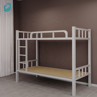 Lits superposés en métal robuste au design moderne pour enfants, pour dortoir, appartement, école, hôtel ou hôpital
