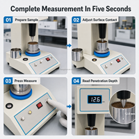 Instrument numérique de mesure des limites de liquidité du sol, testeur à double cône 76g 100g pour laboratoire de contrôle qualité routier