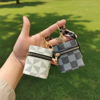 Nouveau Produit Phare : Mini Sac en Cuir de Créateur Porte-Rouge à Lèvres, Porte-Clés Voiture, Porte-Monnaie, Étui pour Écouteurs avec Porte-Clés (Vente en Gros)