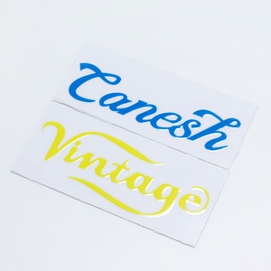 Tùy Chỉnh 3D Vàng Bạc Chuyển Sticker Tên Logo Cá Nhân Bao Bì Mạ Điện Tùy Chỉnh Kim Loại Sticker - Product Image 4