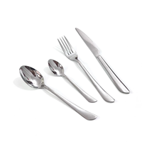ENSEMBLE DE COUVERTS DE HAUTE QUALITÉ 16/24 PCS SERVIR LE DÎNER EN ACIER INOXYDABLE dans UNE BOÎTE CADEAU