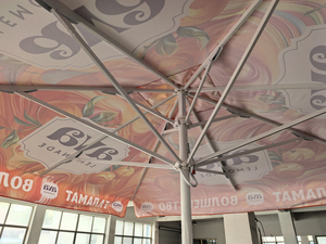 Parasol extérieur grand format 3m de la célèbre marque de limonade kazakhe <span class=keywords><strong>AVA</strong></span> Lemonade, idéal pour les restaurants d'hôtel, CIS Asie centrale - Product Image 6