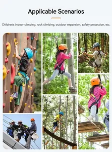 Kids Personal Protective Equipment Climbing Trampoline Fall Protection Full Body Safety Harness