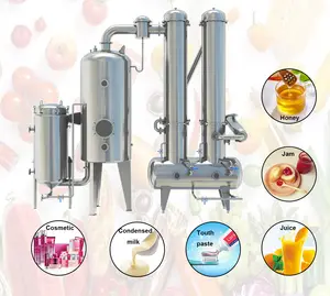 Ruiyuan vácuo evaporação máquina em pó leite evaporador mvr evaporador para águas residuais