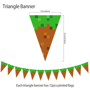 Gobelets de fête sur le thème de <span class=keywords><strong>Minecraft</strong></span>, design pixel, décorations d'<span class=keywords><strong>anniversaire</strong></span> jetables, 5-7 ans - Product Image 5