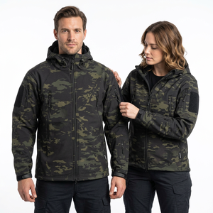 Unisex Heart Pattern Softshell <b>Jacket</b> Hooded <b>Waterproof</b> Heated Windproof Regular Fit Polyester Shell Zipper Closure Winter Wear - Product Image 1