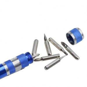 <b>Multi</b> <b>Bit</b> Mini Pen <b>Screwdriver</b> Set for Eyeglass Repair Pocket-Sized 8 in 1 Magnetic Precision <b>Screwdriver</b> Pen Bulk Supply - Product Image 3