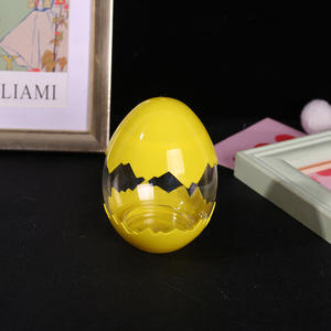 CHENXI transparente <span class=keywords><strong>dinosaurio</strong></span> <span class=keywords><strong>huevo</strong></span> en forma de niños limo plastilina tarros 160ml contenedor de plástico para alimentos dulces - Product Image 4