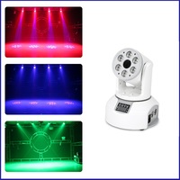 KTV Smart Moving-Head Private Raum leuchten Twin-Star Laser Mini Beam Pattern Wasch lichter LED DMX512 Sound-Activated Warm White