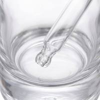 Flacon pulvérisateur en verre transparent à fond épais de 15/30 ml, emballage cosmétique de luxe avec pompe pulvérisatrice argentée pour brume faciale et liquides de soin de la peau