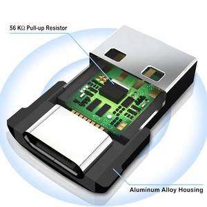 Nhiều Màu Sắc Vỏ Kim Loại USB Loại C Nữ Để USB Nam Adapter - Product Image 2