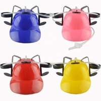 2023 novedoso ajustable cerveza Soda Can Holder Cap Party Hat Favor para bebedores festivo BEER HOLDER HELMET