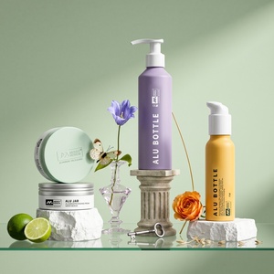 Envase Cosmético Moderno de Aluminio, Juego de Envases Metálicos para Crema, Botella Reciclable para Productos de Cuidado de la Piel para Marcas Jóvenes - Product Image 1