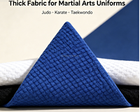 Kimono de judo professionnel en tissu Raindrop 400GSM 450GSM, uniforme de judo en pur coton pour la compétition et l'utilisation en club, avec MOQ de 1 pièce