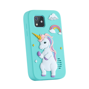 Étui de protection en silicone pour smartphones <span class=keywords><strong>d</strong></span>'enfants, photos, vidéos, jouets éducatifs, téléphones multifonctionnels mignons <span class=keywords><strong>à</strong></span> motifs de dessins animés - Product Image 5