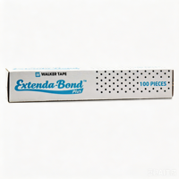 Ruban adhésif bleu perforé doux pour la peau, imperméable, respirant, super adhésif, double face, pour remplacement quotidien de perruques et de prothèses capillaires