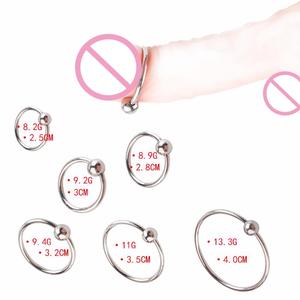 Anneau de pendentif de pénis en métal en acier inoxydable Glandes anneau de pénis lesté Sex Toys pour hommes - Product Image 6