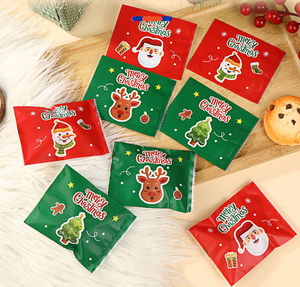 Good Luck Candy Biscuit Surprise Lucky Bags Luxury <b>Plastic</b> Gummy Biscuit <b>Plastic</b> <b>Packaging</b> Bag 7*9CM for Christmas - Product Image 3