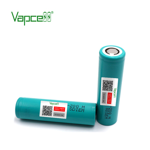 本物のINR18650 20Q 2000mah 15A 3.7v充電式フラットトップリチウムバッテリー