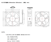 Ventilateur de refroidissement à roulement à billes DC 80x80x25 4 fils pour onduleur, noir, 12V DC, ventilateur axial sans balais 8025, ventilateur de dissipateur thermique CPU, ROHS