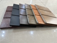 Panel Sándwich Metálico con Acabado de Madera, Moderno, Impermeable e Ignífugo, para Revestimiento de Paredes de Villas y Casas Contenedor Comerciales