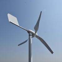 Vente directe d'usine d'éoliennes verticales 500w 1kw 2kw 3kw 12v 24v 48V Éolienne verticale domestique