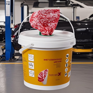 OEM/ODM 84 lingettes nettoyantes multifonctionnelles robustes et écologiques en non-tissé pour usage domestique, dégraissantes mécaniques, pour usage à sec ou humide - Product Image 2