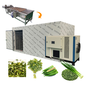 Machine industrielle de séchage de légumes-feuilles, machine à fabriquer des flocons de coriandre déshydratée, sécheuse d'okra - Product Image 1