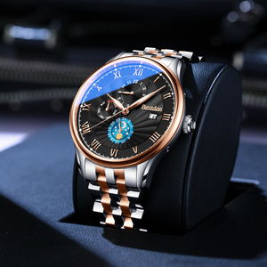 Bestdon BD71104G Reloj mecánico automático de zafiro de acero inoxidable completo para hombre de alta calidad con calendario completo Número <span class=keywords><strong>Romano</strong></span> - Product Image 1