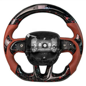 Volante LED de fibra de carbono forjado Dodge personalizado para Dodge Challenger Charger SRT Hellcat Ram Scat Pack RT Durango - Product Image 2