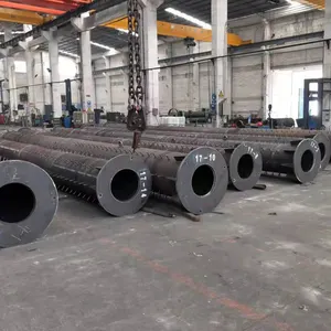 Stahlrohr stütz säule mit großem Durchmesser Stahl konstruktion Schweißen Verarbeitung Stahlrohr für Wasser