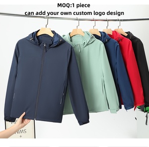 Custom logo Jacket Workwear Men's Jacket Windbreaker Printed Windproof Winter Outdoor Jackets